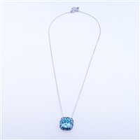 Necklace Woman in Silver Zircone FGCO00577